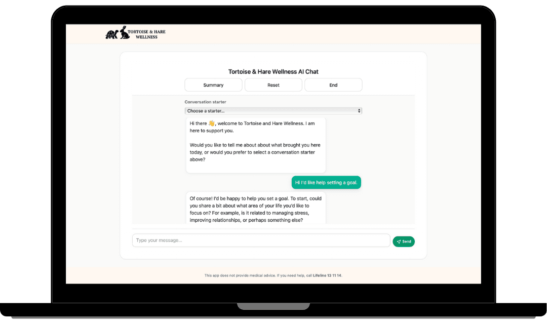 AI Wellness Coach Screenshot 2