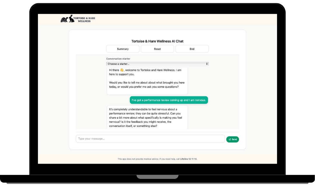 AI Wellness Coach Screenshot 3